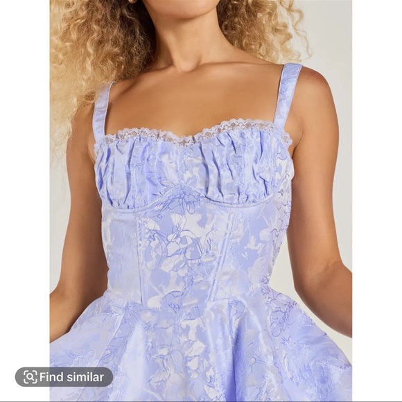 Windsor Light Blue Mini Dress - Picture 11 of 11